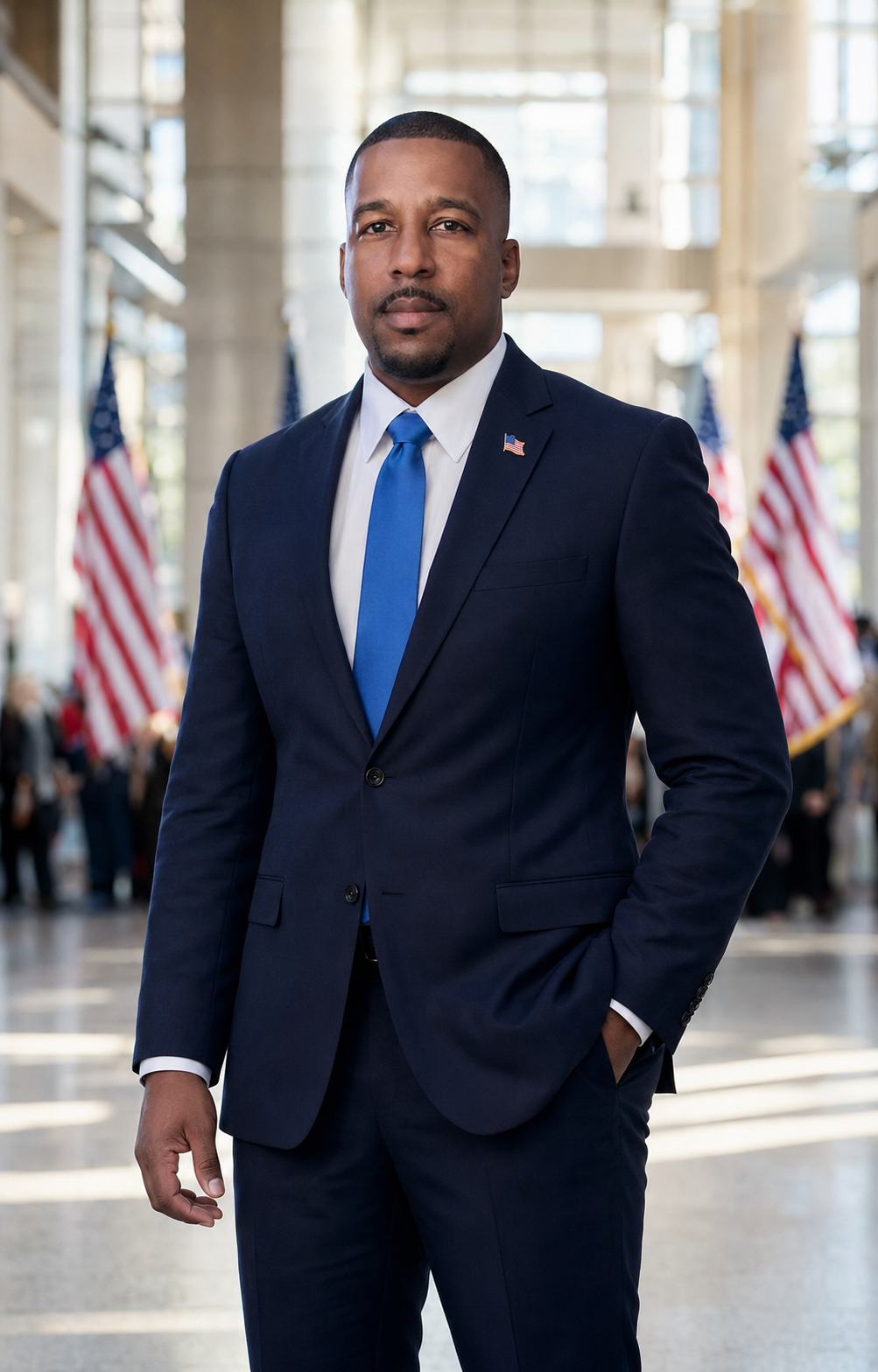 John Washington for President campaign poster